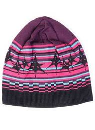 Bonnet finition bords-côtes rose MAXIMO fille