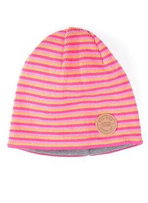 Bonnet imprimé fantaisie rose MAXIMO fille