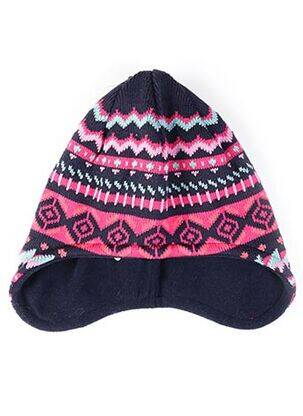 Bonnet imprimé fantaisie bleu MAXIMO fille