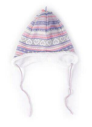 Bonnet imprimé fantaisie rose MAXIMO fille