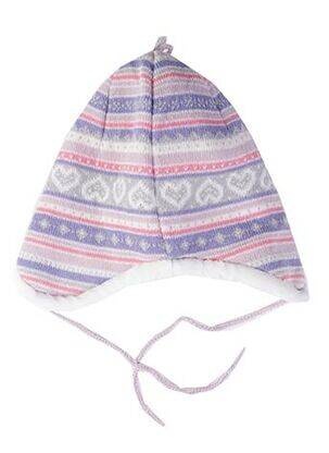 Bonnet imprimé fantaisie rose MAXIMO fille