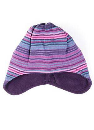 Bonnet imprimé fantaisie violet MAXIMO fille