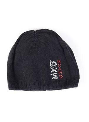 Bonnet imprimé fantaisie noir MAXIMO garçon