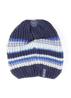 Bonnet imprimé fantaisie bleu MAXIMO garçon
