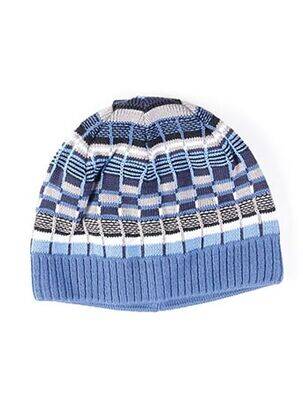 Bonnet imprimé fantaisie bleu MAXIMO garçon