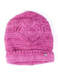 Bonnet maille grosse maille rose MAXIMO fille