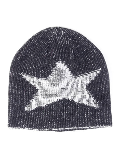 Bonnet maille fine noir MAXIMO fille