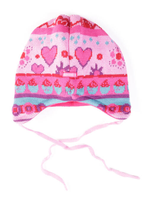 Bonnet rose MAXIMO pour fille
