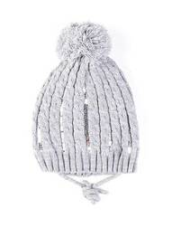 Bonnet empiècements gris MAXIMO fille