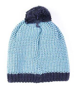 Bonnet empiècements bleu MAXIMO garçon