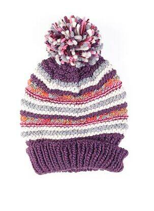 Bonnet empiècements violet MAXIMO fille