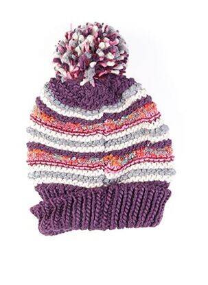 Bonnet empiècements violet MAXIMO fille
