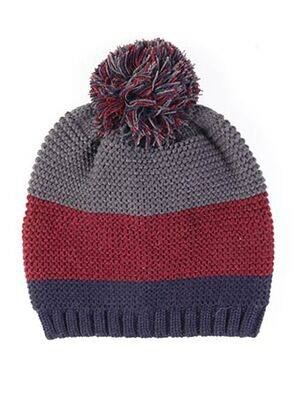 Bonnet empiècements gris MAXIMO garçon