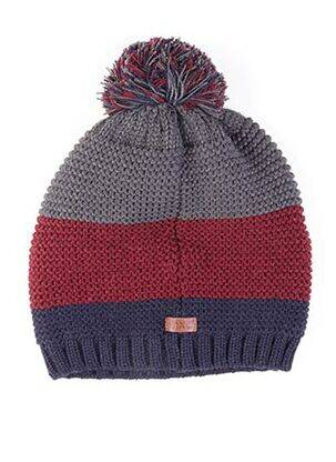Bonnet empiècements gris MAXIMO garçon