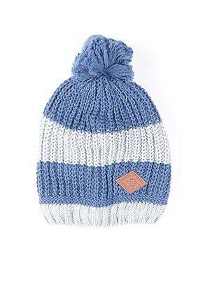 Bonnet imprimé fantaisie bleu MAXIMO garçon