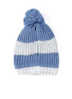 Bonnet imprimé fantaisie bleu MAXIMO garçon