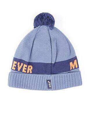 Bonnet empiècements bleu MAXIMO garçon