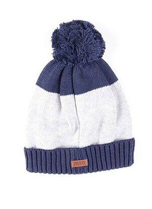 Bonnet empiècements bleu MAXIMO garçon