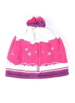 Bonnet imprimé fantaisie rose MAXIMO fille