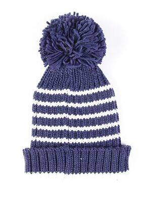 Bonnet imprimé fantaisie bleu MAXIMO garçon