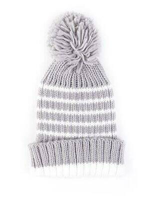Bonnet imprimé fantaisie gris MAXIMO garçon