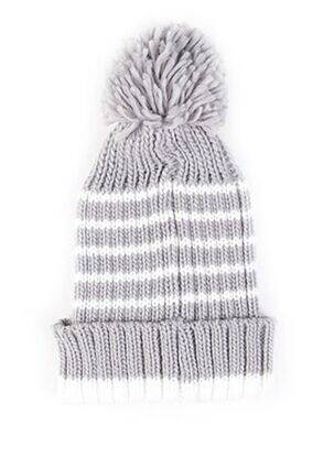 Bonnet imprimé fantaisie gris MAXIMO garçon