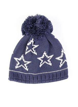 Bonnet imprimé fantaisie bleu MAXIMO garçon