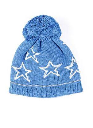 Bonnet imprimé fantaisie bleu MAXIMO garçon