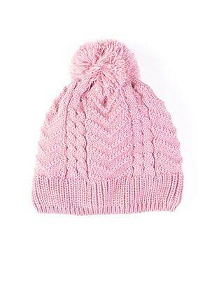 Bonnet empiècements rose MAXIMO fille