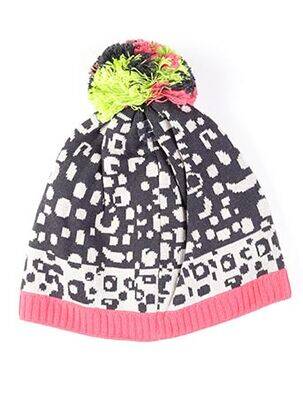 Bonnet imprimé fantaisie rose MAXIMO fille