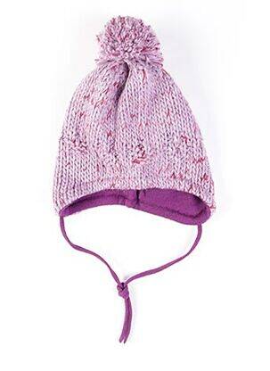 Bonnet empiècements violet MAXIMO fille