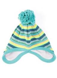Bonnet empiècements vert MAXIMO fille
