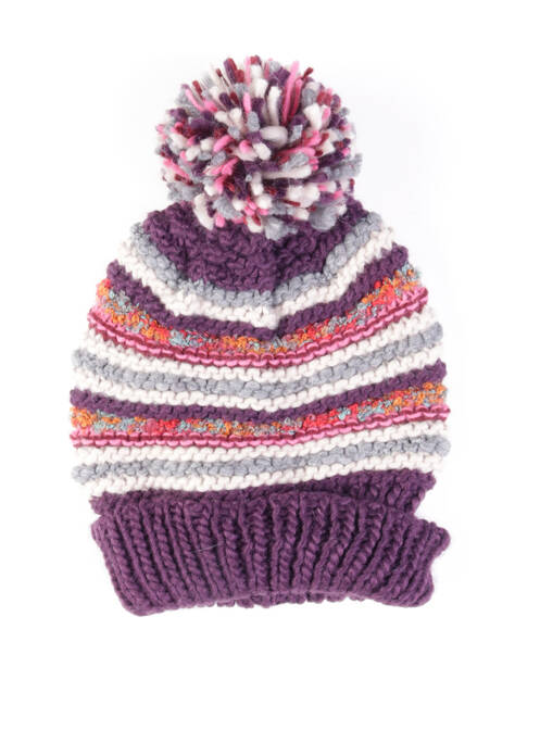 Bonnet empiècements violet MAXIMO fille