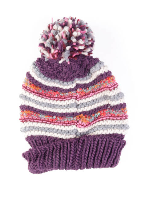 Bonnet empiècements violet MAXIMO fille