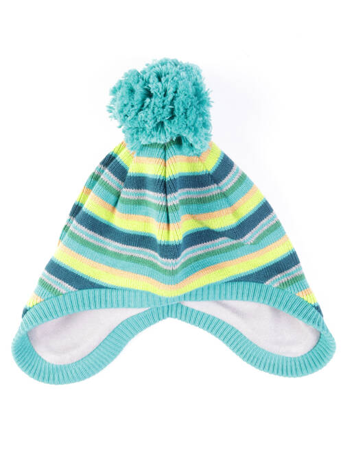 Bonnet empiècements vert MAXIMO fille