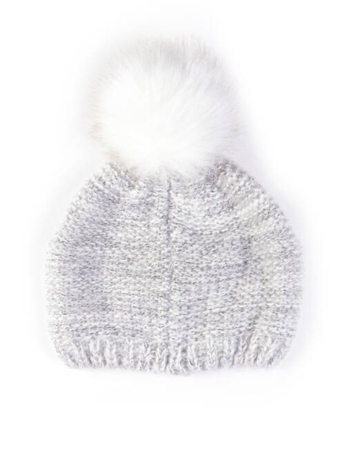Bonnet gris MAXIMO pour fille