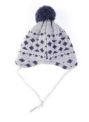 Bonnet imprimé fantaisie gris MAXIMO garçon