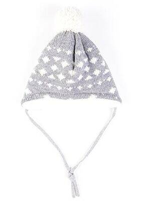 Bonnet empiècements gris MAXIMO enfant