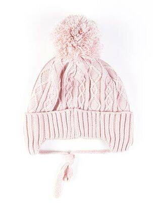 Bonnet empiècements rose MAXIMO fille