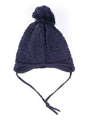 Bonnet empiècements bleu MAXIMO enfant