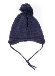 Bonnet fermeture liens à nouer bleu MAXIMO enfant