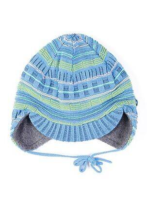 Bonnet imprimé fantaisie bleu MAXIMO garçon