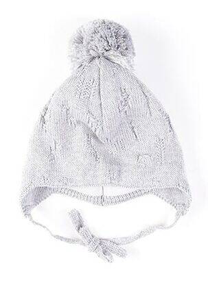 Bonnet empiècements gris MAXIMO enfant
