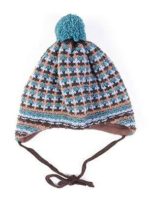 Bonnet imprimé fantaisie bleu MAXIMO garçon