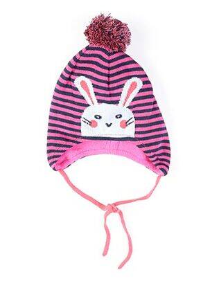 Bonnet imprimé fantaisie rose MAXIMO fille