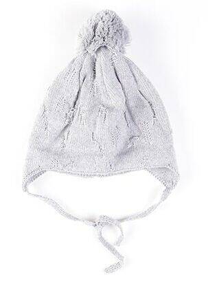 Bonnet empiècements gris MAXIMO enfant