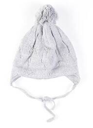 Bonnet fermeture liens à nouer gris MAXIMO enfant