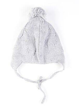 Bonnet empiècements gris MAXIMO enfant