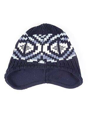 Bonnet imprimé fantaisie bleu MAXIMO garçon