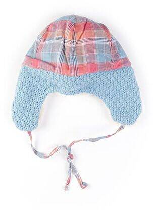Bonnet imprimé fantaisie bleu MAXIMO garçon